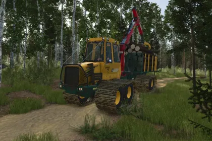 Forwarder Lizard LogFlex 8TL für Farming Simulator 25