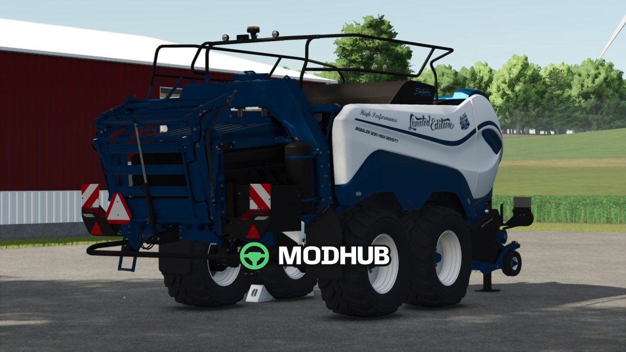 Прес-підбирач New Holland Big Baler 1290 Limited Edition для FS25