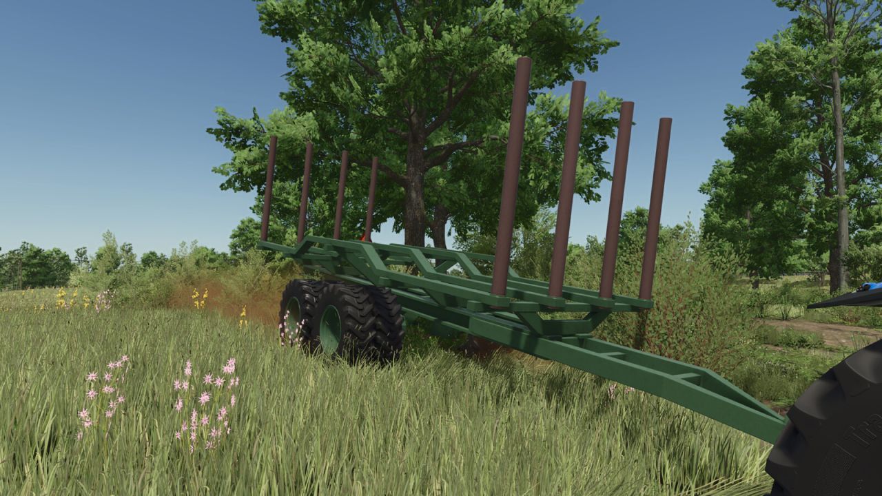 Причіп для перевезення деревини DIY для Farming Simulator 25