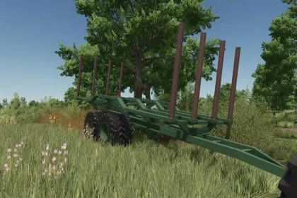 Причіп для перевезення деревини DIY для Farming Simulator 25 — 2