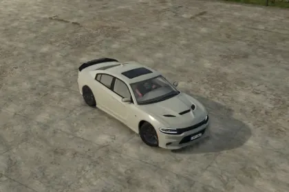 Швидкісний Dodge Charger 2015 SRT для Farming Simulator 25 — Дрифт і Тюнінг 320 км/год
