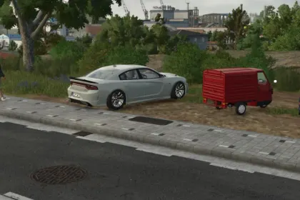 Швидкісний Dodge Charger 2015 SRT для Farming Simulator 25 — Дрифт і Тюнінг 320 км/год