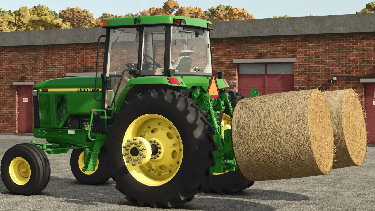 Effizienter Ballenpick-Up Frontier HS2004 (3pt, 2 Ballen-Spike) für Farming Simulator 25