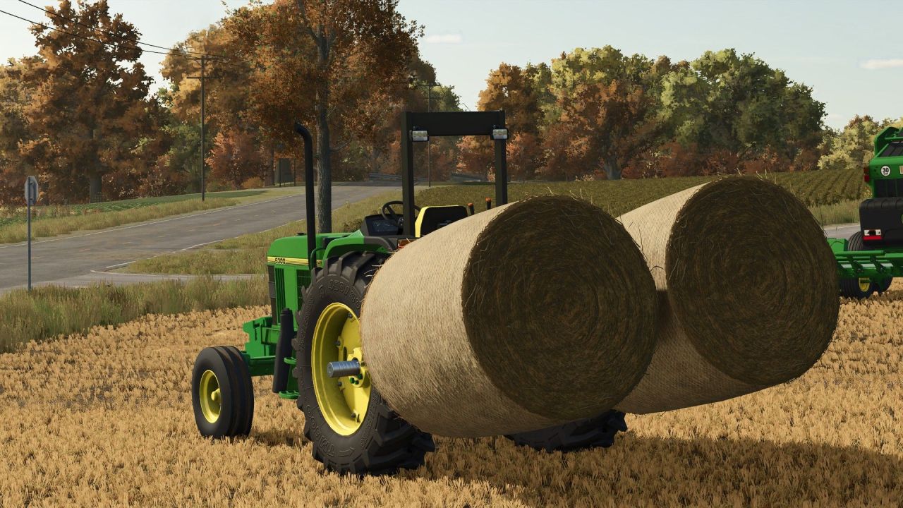Effizienter Ballenpick-Up Frontier HS2004 (3pt, 2 Ballen-Spike) für Farming Simulator 25