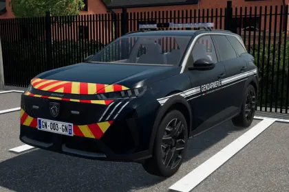 Автомобіль Peugeot 5008 2025 GN для Farming Simulator 22