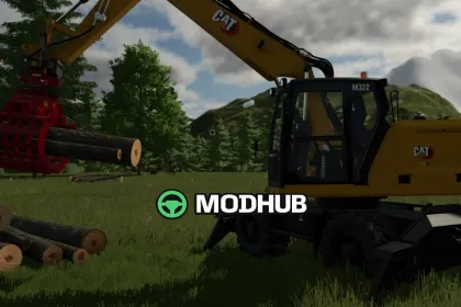 Мод на Будівельну техніку CAT M322 для Фермер Симулятор 25