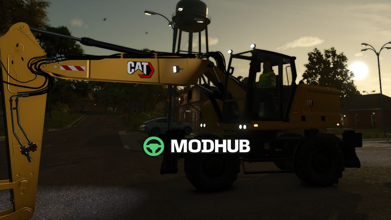 Мод на Будівельну техніку CAT M322 для Фермер Симулятор 25