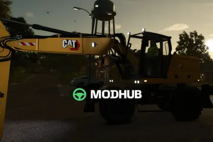 Мод на Будівельну техніку CAT M322 для Фермер Симулятор 25