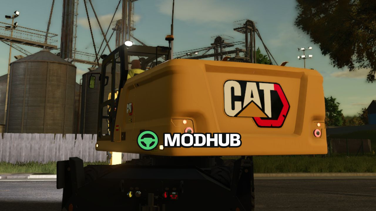 Мод на Будівельну техніку CAT M322 для Фермер Симулятор 25