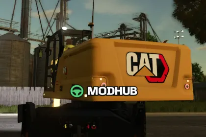 Мод на Будівельну техніку CAT M322 для Фермер Симулятор 25 — 3