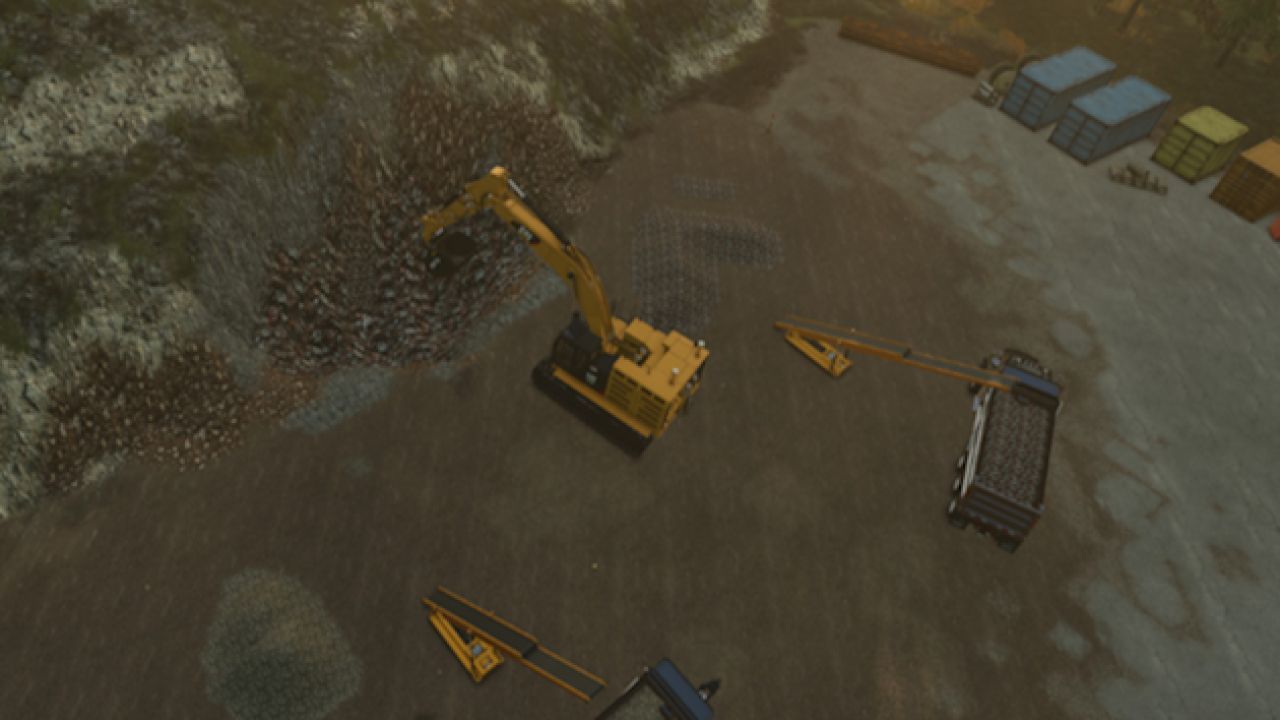 Overburden-mod voor Farming Simulator 25 - Mijnbouw