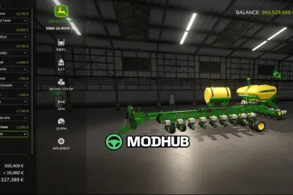 John Deere DB60 V1.0 voor Farming Simulator 25 — 2