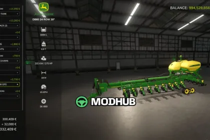 John Deere DB60 V1.0 voor Farming Simulator 25 — 3