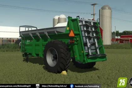 Ефективний Розкидач Гною Samson SP14-17 US Spec для Farming Simulator 25