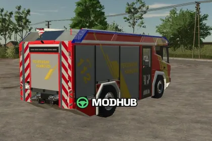 Feuerwehrfahrzeug Rosenbauer RT Hannover Fire Department für FS25 — 2