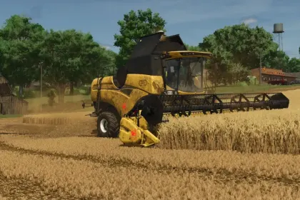 Legendäres New Holland Pack: Mähdrescher CX 770 und Varifeed 28ft/41ft für FS25