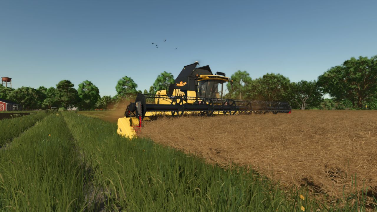 Legendarny pakiet New Holland: Kombajn CX 770 i Żniwa Varifeed 28ft/41ft dla FS25