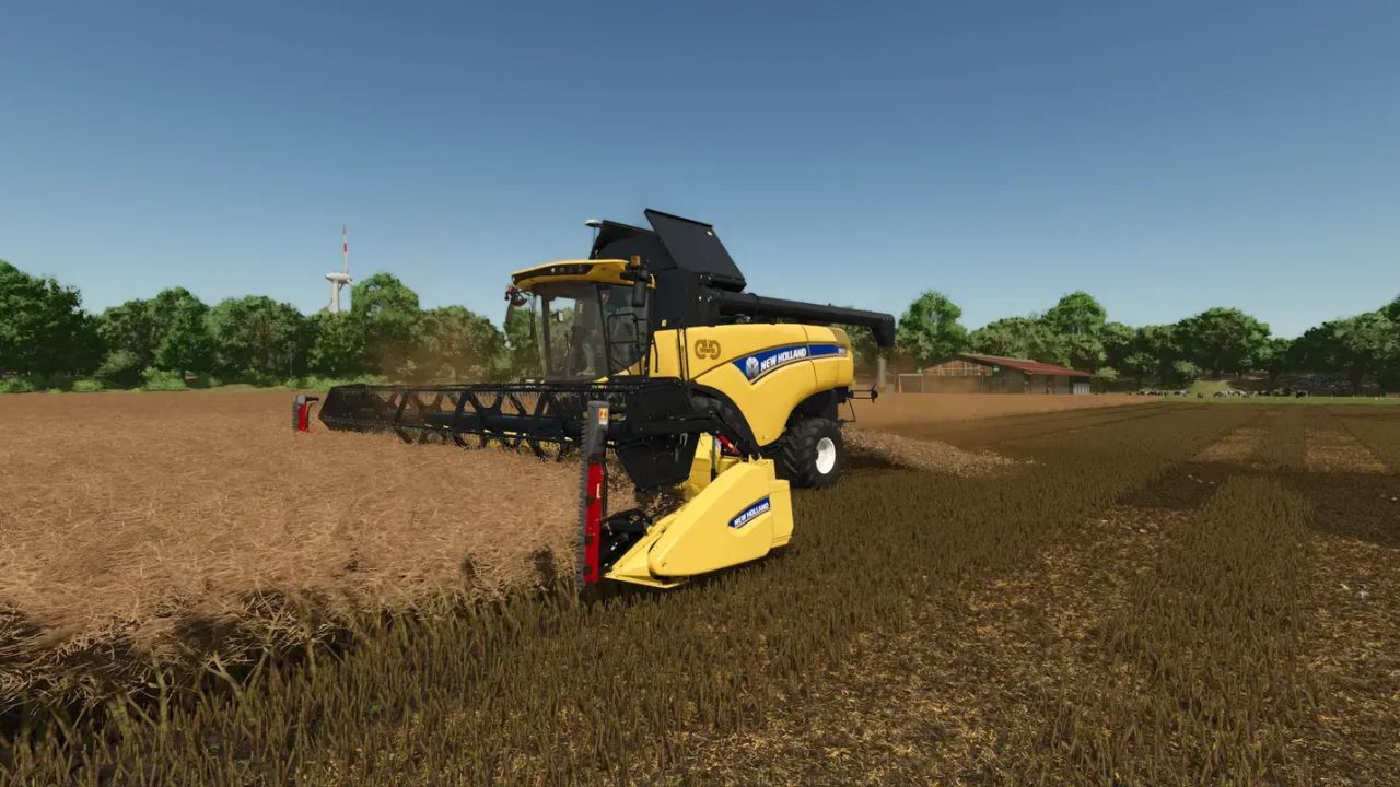 Legendarny pakiet New Holland: Kombajn CX 770 i Żniwa Varifeed 28ft/41ft dla FS25