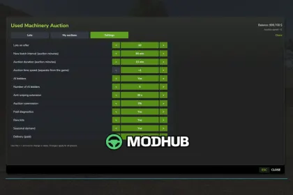 Gebrauchtmaschinen-Auktion BETA 2 für FS25 — 4