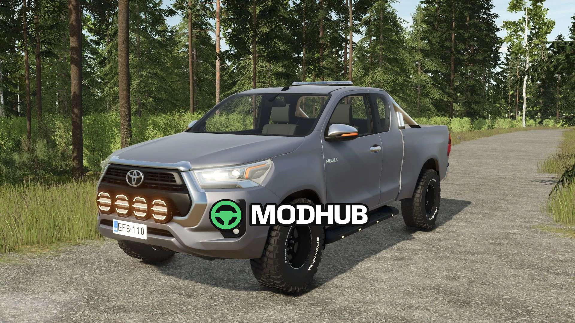 Mod na Samochody Toyota Hilux 22 Edit v1000 dla Farming Simulator 25