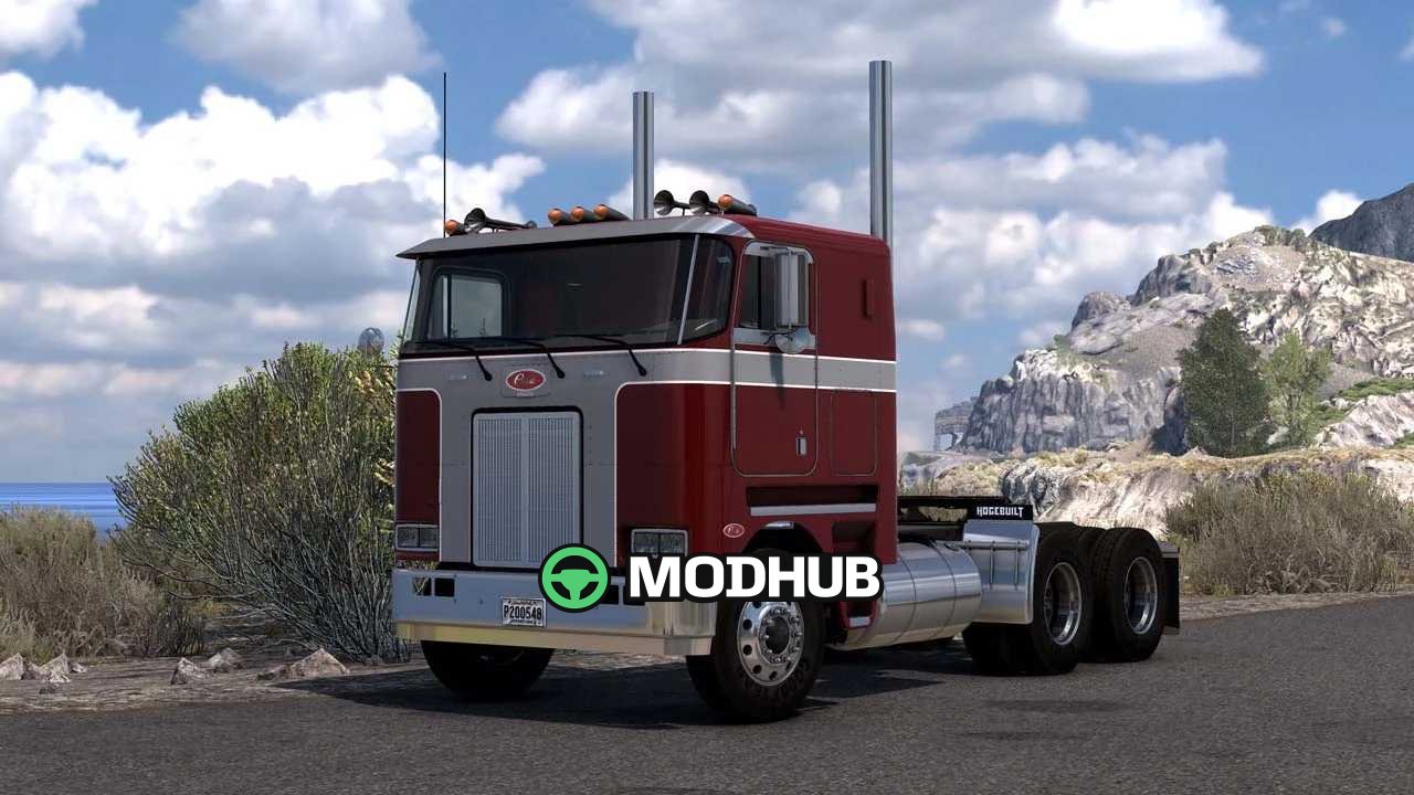 Camión Pete 362 Cabover v5.10 para ATS