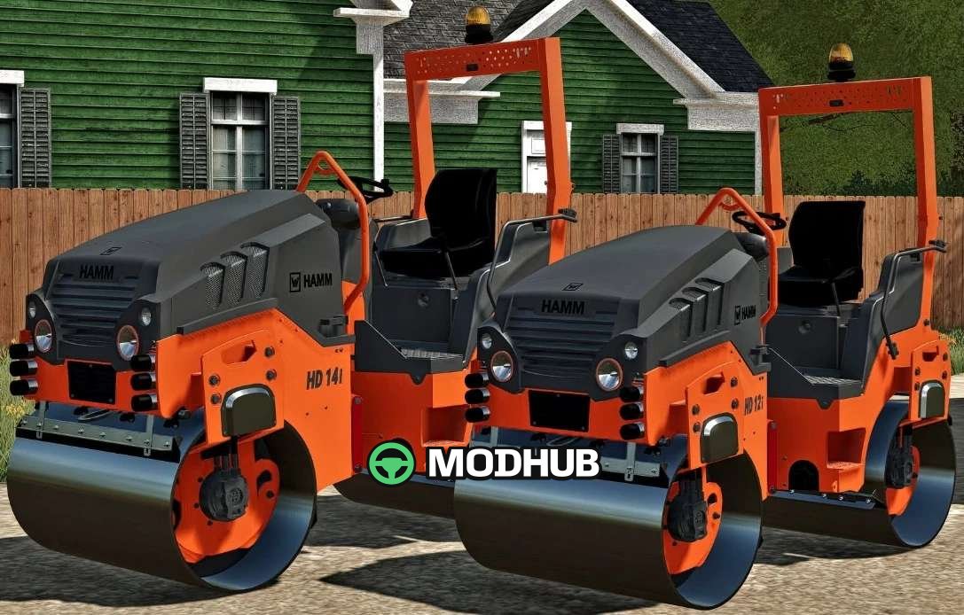 Walec Hamm HD 14i HD 12i Pack v1.0 do FS25