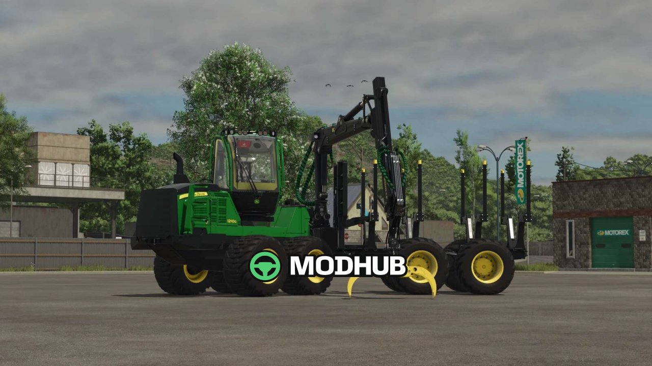 Forwarder John Deere 1210G for FS25