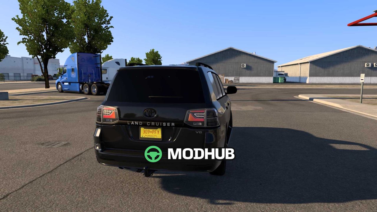 ATS için SUV Toyota Land Cruiser 200 (Road Trip DLC) v1.0