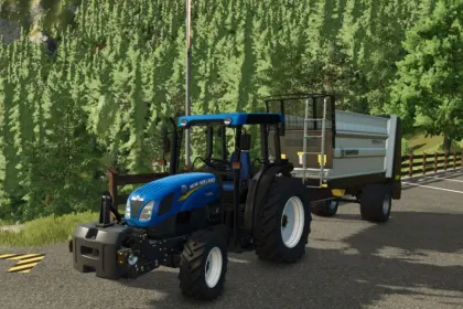 Kompakter Trauben-Traktor New Holland T4 95N — Wendiger und Leistungsstarker für Reihen — 4