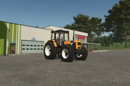 Легендарний Трактор Renault 180-94 для Farming Simulator 25 — Гнучкі Колеса та Тюнінг — 1