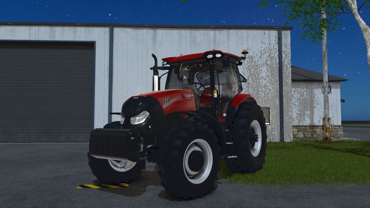 Leistungsstarker Traktor Case IH Farmall 140 Max (140 PS) für Farming Simulator 25