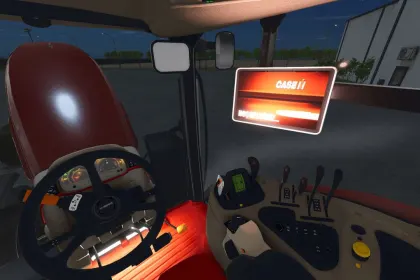 Leistungsstarker Traktor Case IH Farmall 140 Max (140 PS) für Farming Simulator 25 — 4