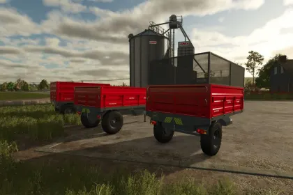 Efektywny Przyczepa Rolnicza TINAZ dla FS25 — Silos i Dodatkowe Możliwości — 5