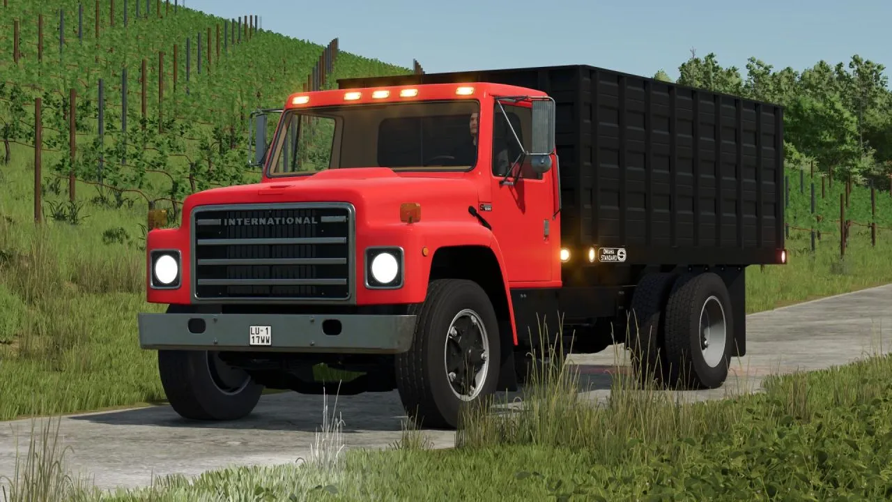 Легендарна Вантажівка International S1800 Grain Truck для Перевезення Зерна у FS25