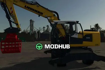 Мод на Будівельну техніку Liebherr A920 Litronic для Фермер Симулятор 25