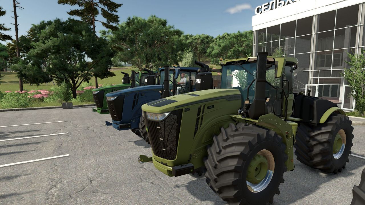 Потужний Пак Тракторів John Deere 9R Series Pack для Farming Simulator 25 - Скріншоти