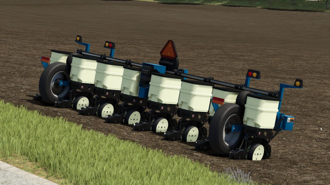 Effizienter Kinze 3140 8 Reihen Pflanzer — Präzise Aussaat auf 6 m in FS25