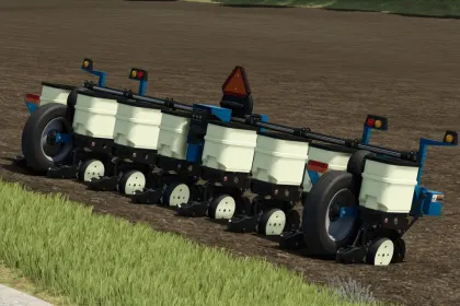 Effizienter Kinze 3140 8 Reihen Pflanzer — Präzise Aussaat auf 6 m in FS25 — 4