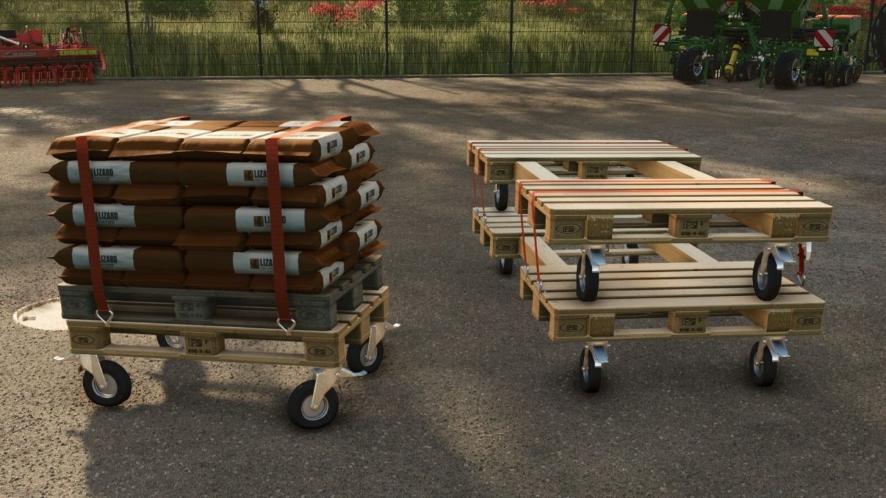 Przyczepa do hederów Lizard Platform Headertrailer do Farming Simulator 25