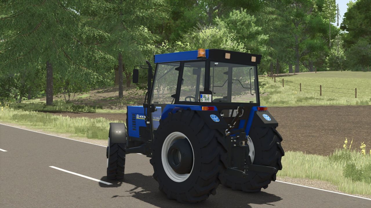 Потужний Трактор New Holland 7556S для Farming Simulator 25 — Оновлений Мод - Скріншоти