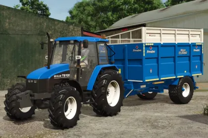 Remorque Broughan 14F pour Farming Simulator 25 — 3