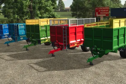 Remorque Broughan 14F pour Farming Simulator 25 — 5
