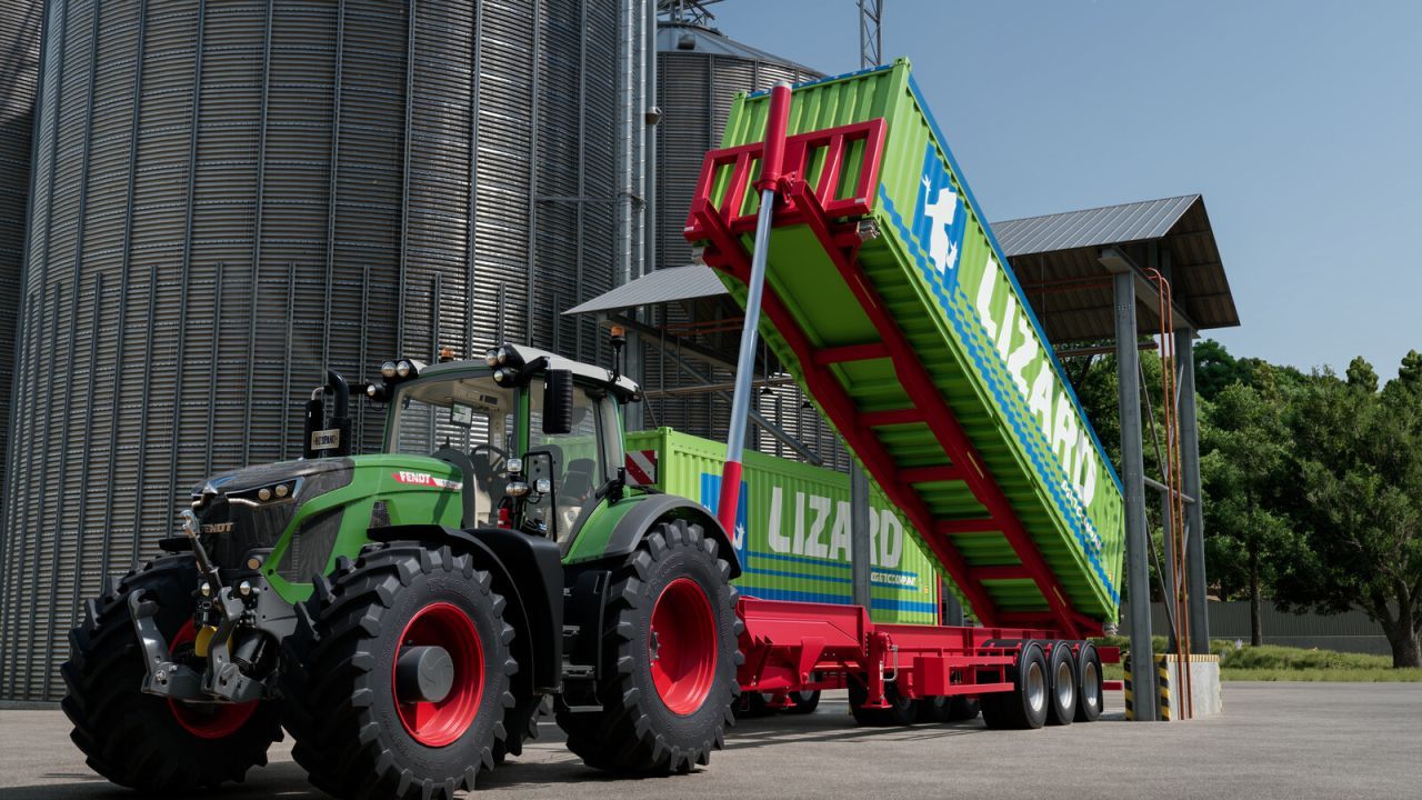 Remorque porte-conteneurs Fliegl pour Farming Simulator 25