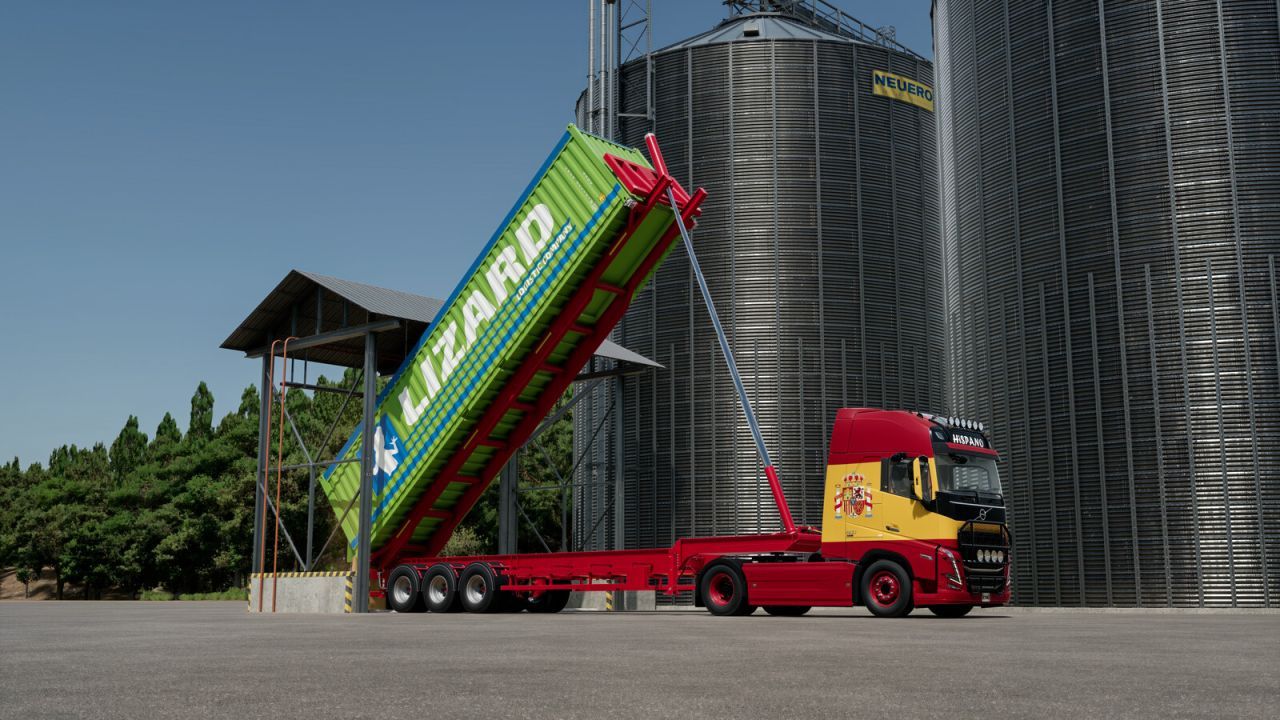 Remorque porte-conteneurs Fliegl pour Farming Simulator 25