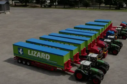 Remorque porte-conteneurs Fliegl pour Farming Simulator 25 — 6
