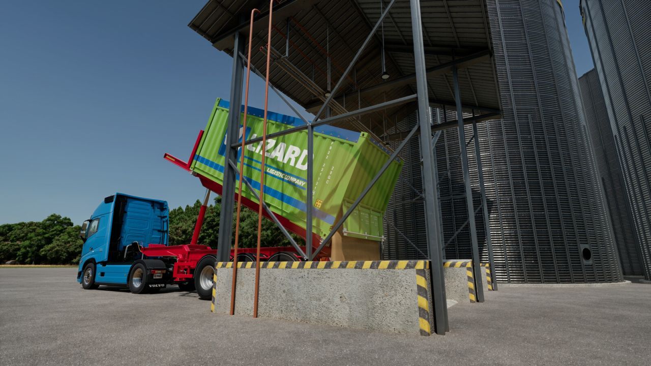 Conteneurs à grains pour Farming Simulator 25