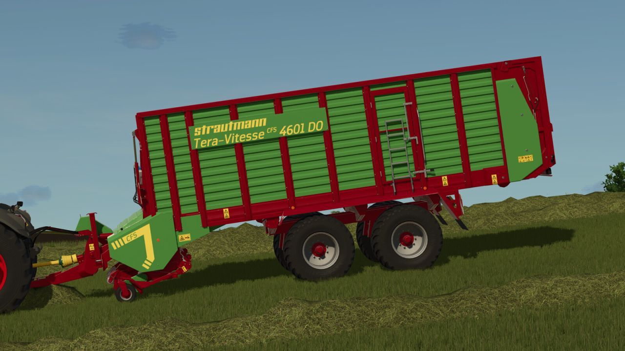Remorque fourragère Strautmann Tera-Vitesse CFS 4601 DO pour FS 25