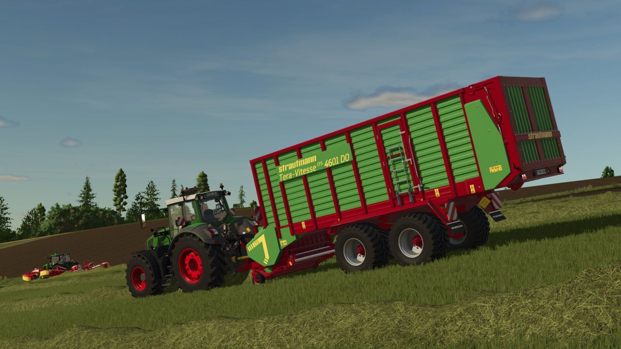 Remorque fourragère Strautmann Tera-Vitesse CFS 4601 DO pour FS 25