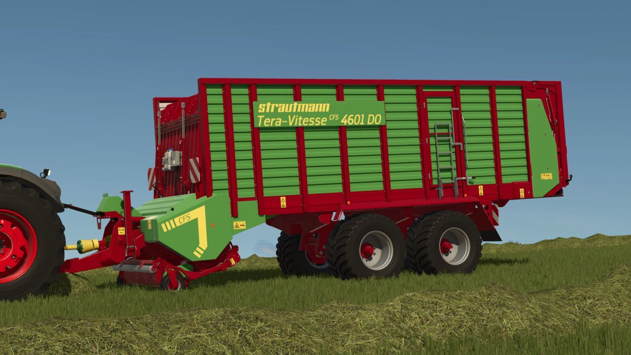 Remorque fourragère Strautmann Tera-Vitesse CFS 4601 DO pour FS 25