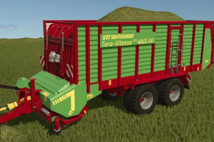 Remorque fourragère Strautmann Tera-Vitesse CFS 4601 DO pour FS 25 — 5